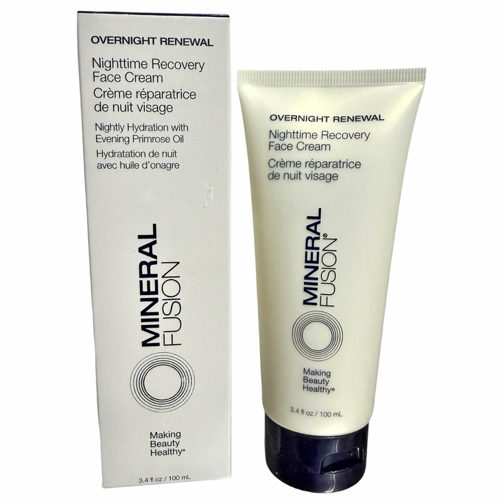 Mineral Fusion Overnight Renewal Nighttime Recovery Face Cream 3.4 oz